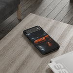 Orange C6 Neon Car Meet Tough Phone Case