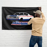 1970 Rebel The Machine Wall Flag Banner 34x56 Red White Blue Muscle Car