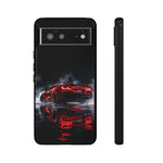 Z06 C8 Phone Case, Red Smoke Studio Reflection Cover