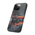 1966 GTO Orange Rainy City Tough Phone Case Cover Gift Art