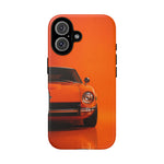 Orange 240Z Phone Case, Classic 70s JDM Sports Car Cover