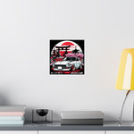 Datsun 240Z Poster JDM Japan Rising Sun Retro Classic Car Wall Art Print