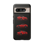 Red 370Z Sports Coupe Tough Phone Case for JDM Enthusiasts
