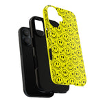 Acid Smiley Repeat Pattern Art Tough Phone Case