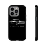 Vintage Galaxie 500 Phone Case | Classic Car Illustration, Black