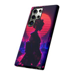 Neon Geisha Silhouette Phone Case | Tough Cover