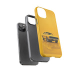 Golden Yellow Charger Phone Case, 68 Classic Muscle Car Tough Cover