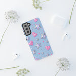 Pink Hearts & Holographic Stars Phone Case | Tough Cover