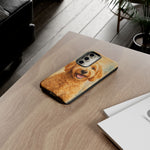 Goldendoodle Fluffy Curls Portrait Art Tough Phone Case