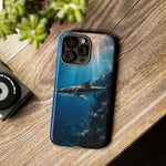 Cobia Reef Phone Case, Shaft of Light Ocean Fishing Tough Cover