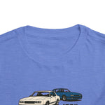 1984 Chevy Monte Carlo Toddler T-Shirt – Red, White & Blue Retro Car Tee