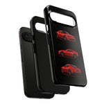 Red 370Z Sports Coupe Tough Phone Case for JDM Enthusiasts