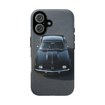 1969 Camaro SS Black Overhead Tough Phone Case Cover Gift Art