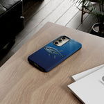Yellowfin Tuna Phone Case, Deep Blue Water Tough Cover, Gift
