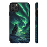 Husky Dog Aurora Watch Tough Phone Case