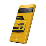 Yellow Supra Phone Case, MK4 90s JDM Legend Tough Protective Cover for Men