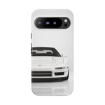 White NSX Phone Case, Retro 90s JDM Supercar Cover, Gift for Car Lovers