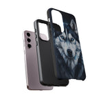 Siberian Husky Geometric Diamond Art Tough Phone Case