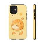 Orange Tabby Loaf Kawaii Chibi Pet Cat Art Tough Phone Case