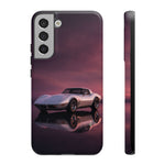 Soft White C3 Corvette Mauve Sky Phone Case