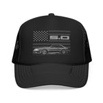 Mustang 5.0 Hat Fox Body American Flag Muscle Car Enthusiast Cap