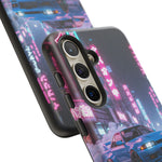 Skyline GT-R Tokyo Rain JDM Night Art Tough Phone Case