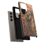 Border Terrier Earthy Watercolor Art Tough Phone Case
