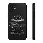 1972 El Camino SS Triple View Classic Tough Phone Case Cover