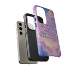 You Are Enough phone case | pastel cloud affirmation protective case