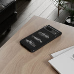 Silver Hakosuka Skyline Classic Sports Car Tough Phone Case for JDM Fans