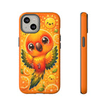 Sun Conure Kawaii Citrus Art Tough Phone Case