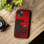 Red Mustang Art Phone Case, GT500 American Muscle Car Tough Cover