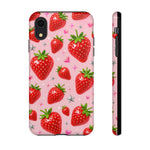 Strawberry Pattern Phone Case | Tough Cover
