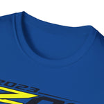 2023 Z06 3LZ Vette Graphic T-Shirt — Yellow Sports Car Tee for Corvette Fans
