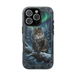 Norwegian Forest Cat Nordic Art Tough Phone Case