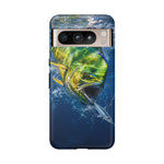 Mahi Mahi Phone Case, Saltwater Fishing Strike Tough Cover for Men