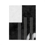 1969 Chevelle SS Black Microfiber Throw Blanket Classic Muscle Car Gift