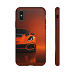 Orange C7 ZR1 Studio Front Tough Phone Case