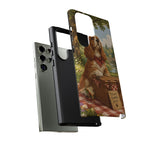 Cocker Spaniel Picnic Scene phone case | vintage dog art