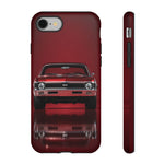 Red Classic Muscle Car 1970 Chevy Nova SS phone case | Tough Cover
