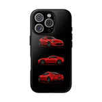 Red 370Z Sports Coupe Tough Phone Case for JDM Enthusiasts