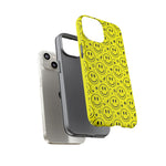 Acid Smiley Repeat Pattern Art Tough Phone Case
