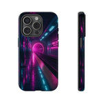 Neon Future Subway Station Tough Phone Case Cover Gift Art