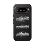Silver Prelude Sports Coupe Tough Phone Case for JDM Fans