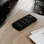 Black GNX Phone Case, Three-View Muscle Car Vector Tough Cover