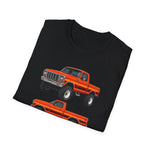 Orange 1979 F150 T-Shirt | Classic Pickup Truck Illustration