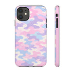 Pink Camo Pastel Art Tough Phone Case
