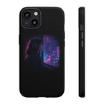 Girl at Window Night Cityphone Case | Tough Case