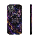 French Bulldog Galaxy Marble Art Tough Phone Case