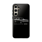 Vintage Galaxie 500 Phone Case | Classic Car Illustration, Black